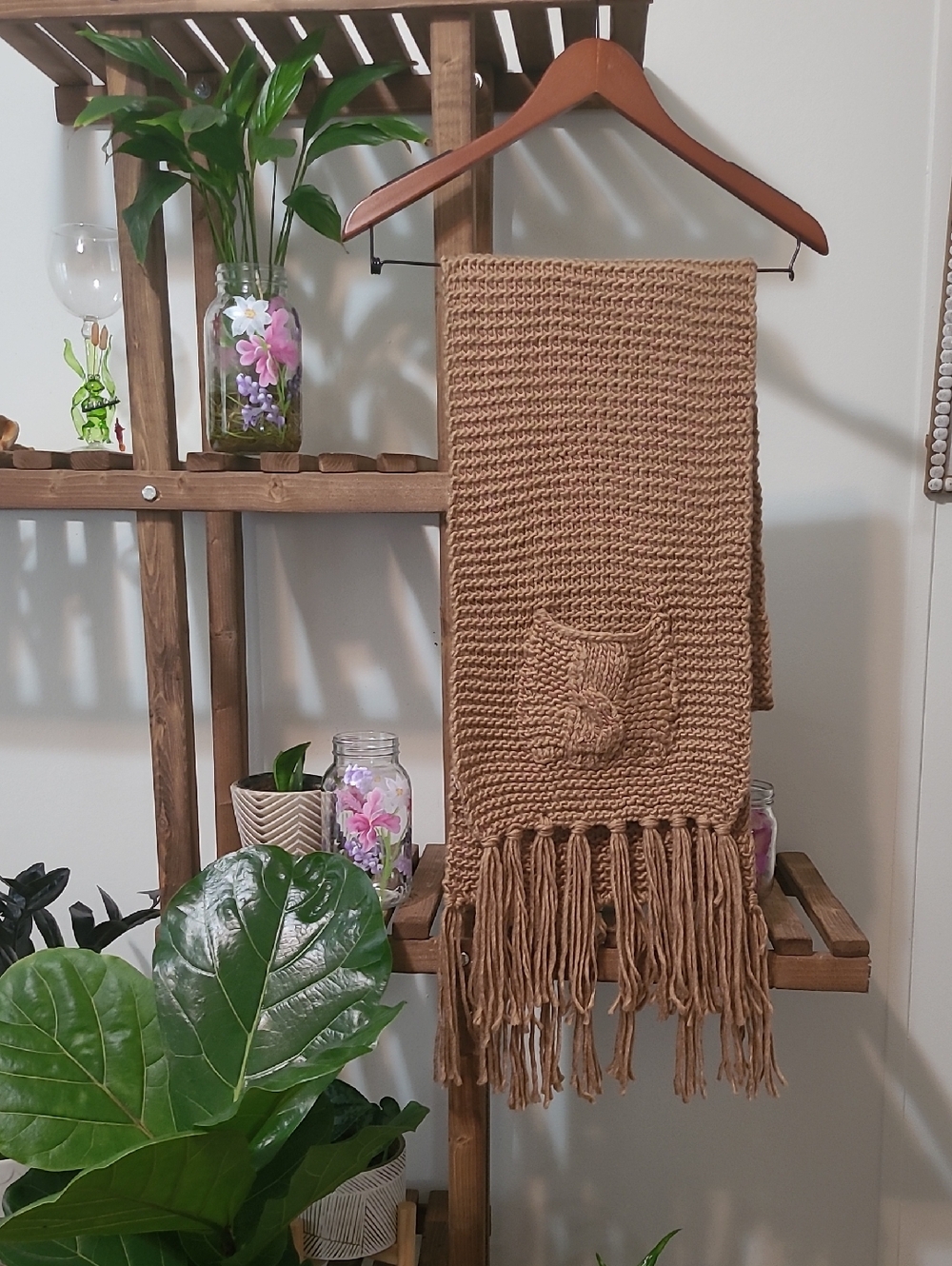 Very Long And Thick Pocket Scarf